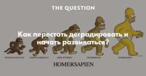Как перестать деградировать?