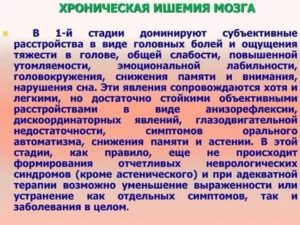 Ишемия головного мозга