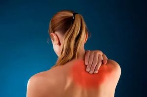 Боли в плечевом суставе и в районе лопатки