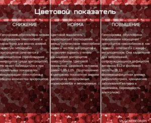 Гемоглобин в норме а цветовой показаель низкий