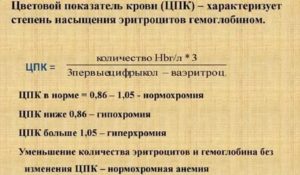 Гемоглобин в норме а цветовой показаель низкий