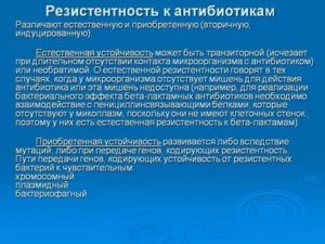 Резистентность к антибиотикам