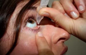 Попадание лекарств в глаза