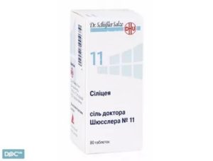 Силицея и соли доктора Шюсслера