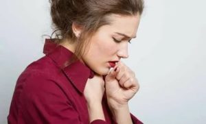 Температура, першение в горле